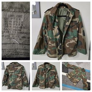 US Army M65 Field Jacket, Camo, XS, X-SHORT